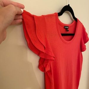 Orangish red shirt
